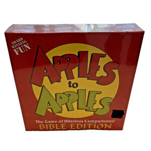 Apples to Apples BIBLE EDITION Board Game COMPLETE Card Game SEALED NEW !